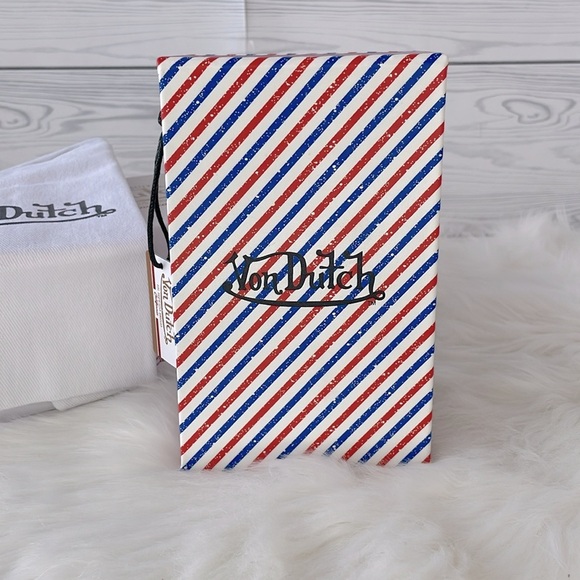 Von Dutch Barbershop Print Crossbody Bag - Picture 2 of 13